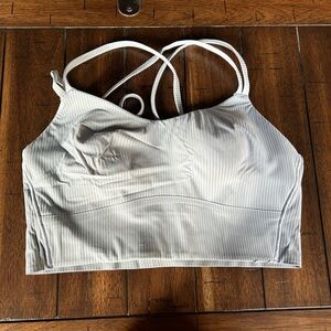 Lululemon Like a Cloud Ribbed Longline Sports Bra size 8